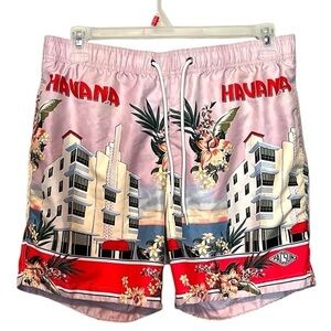 Pac Sun Havana Graphic Swim Shorts men’s size large